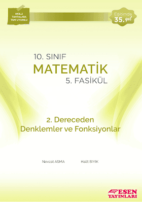 Esen 2. Dereceden Denklem ve Fonksiyonlar Fasikülü PDF indir