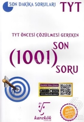 Karekök TYT Öncesi Çözülmesi Gereken 1001 Soru PDF