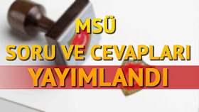 MSÜ Sınav Soruları Tamamı ve Cevapları %100 PDF indir