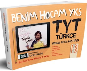 Benim Hocam TYT Türkçe Video Ders Notları PDF indir