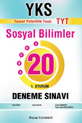 Palme TYT Sosyal Bilimler 20 Deneme Sınavı PDF