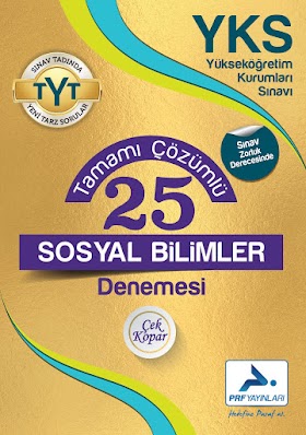 PRF Çözümlü 25 TYT Sosyal Bölüm Deneme PDF
