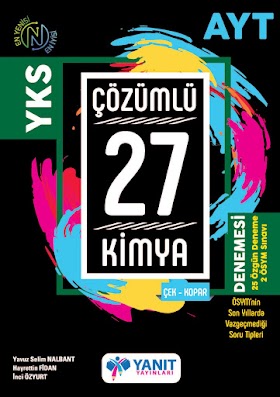 Yanıt AYT Çözümlü 27 Kimya Deneme PDF