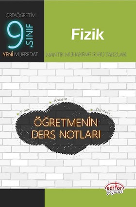 Editör 9. Sınıf Fizik Öğretmen Ders Notları PDF