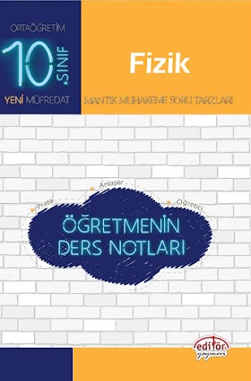 Editör 10. Sınıf Fizik Öğretmen Ders Notları PDF