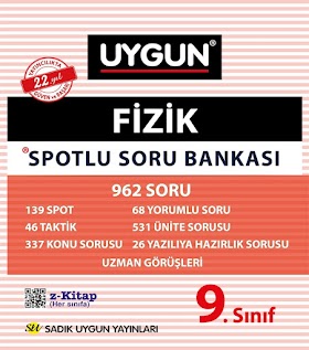 Sadık Uygun 9. Sınıf Fizik Soru Bankası PDF