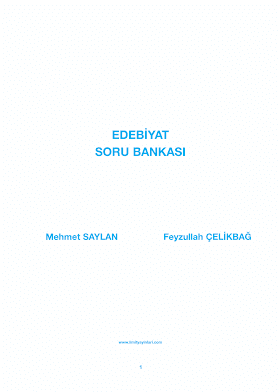Limit Yayınları AYT Edebiyat Soru Bankası PDF indir