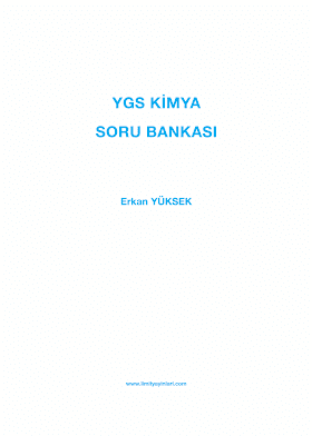 Limit Yayınları TYT Kimya Soru Bankası PDF indir