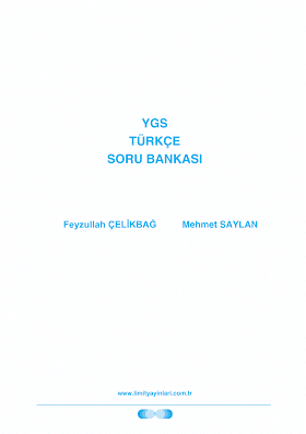 Limit Yayınları TYT Türkçe Soru Bankası PDF indir
