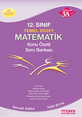 Esen 12. Sınıf Temel Düzey Matematik Soru Bankası PDF indir