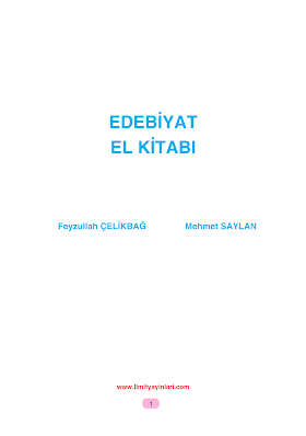 Limit Yayınları AYT Edebiyat El Kitabı PDF indir