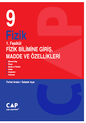 Çap 9. Sınıf Fizik 1. Fasikül Fizik Bilimi Madde Özellikleri PDF indir