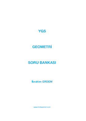 Limit Yayınları TYT Geometri Soru Bankası PDF indir