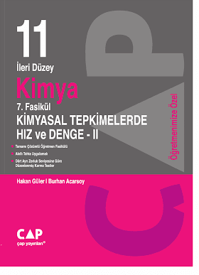 Çap 11. Sınıf Kimya 7. Fasikül Kimyasal Tepkimelerde Hız Denge 2 PDF indir